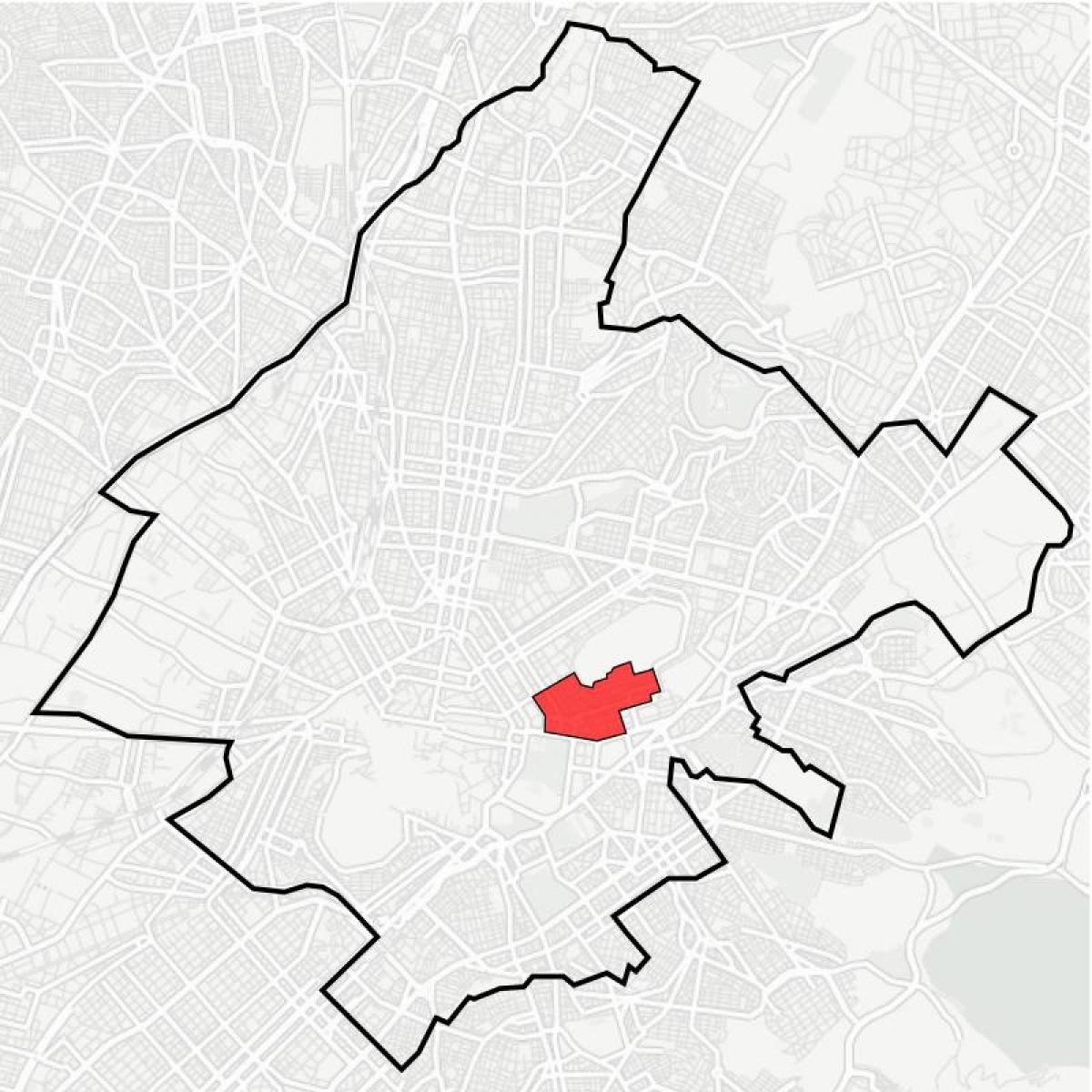 mappa del quartiere di Atene