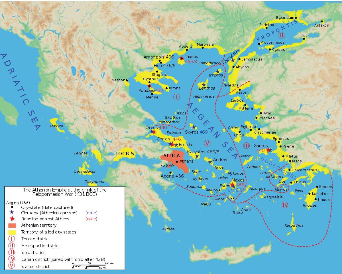 antica città di Atene la mappa